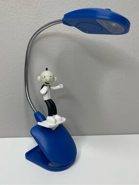 Diary Of A Wimpy Kid Clip-On Book Light (Flexible) Blue *Needs Battery*